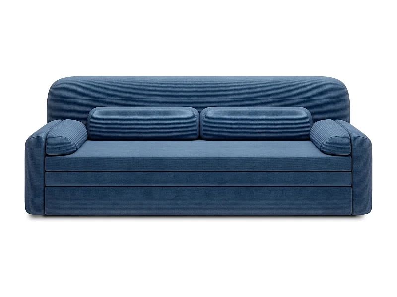 Canapé convertible BELOZE – Design moderne & fonctionnalité premium-Bleu