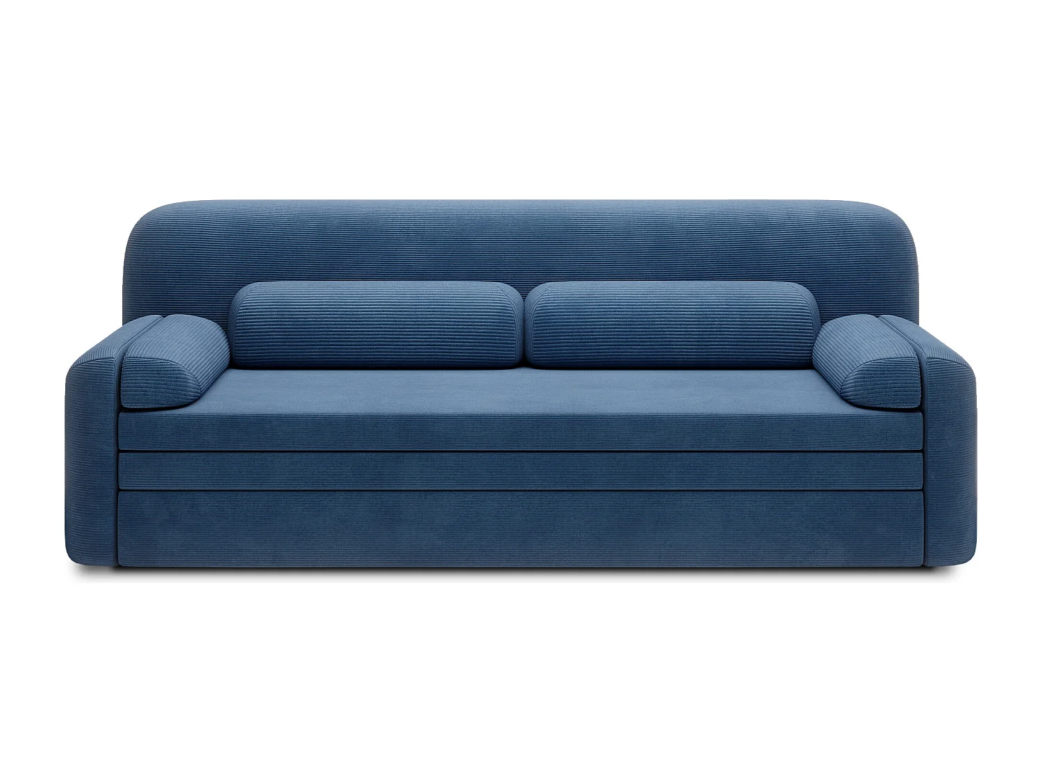 Canapé convertible BELOZE – Design moderne & fonctionnalité premium-Bleu