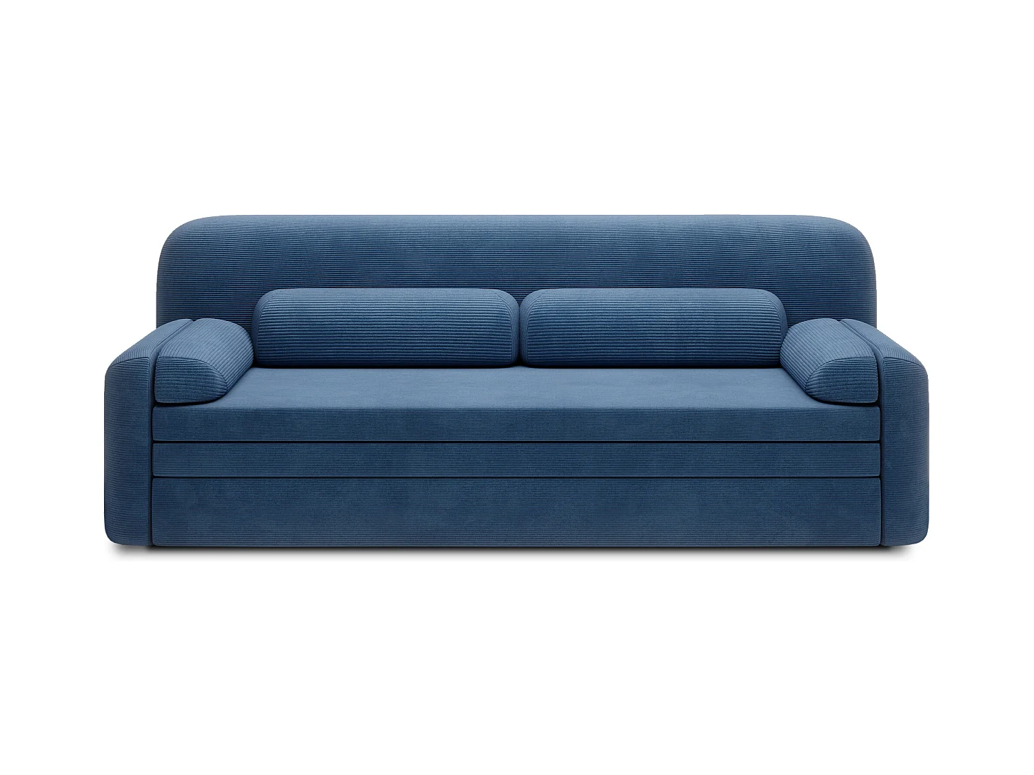 Canapé convertible BELOZE – Design moderne & fonctionnalité premium-Bleu
