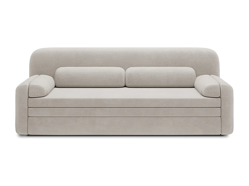 Canapé convertible BELOZE – Design moderne & fonctionnalité premium-Beige clair