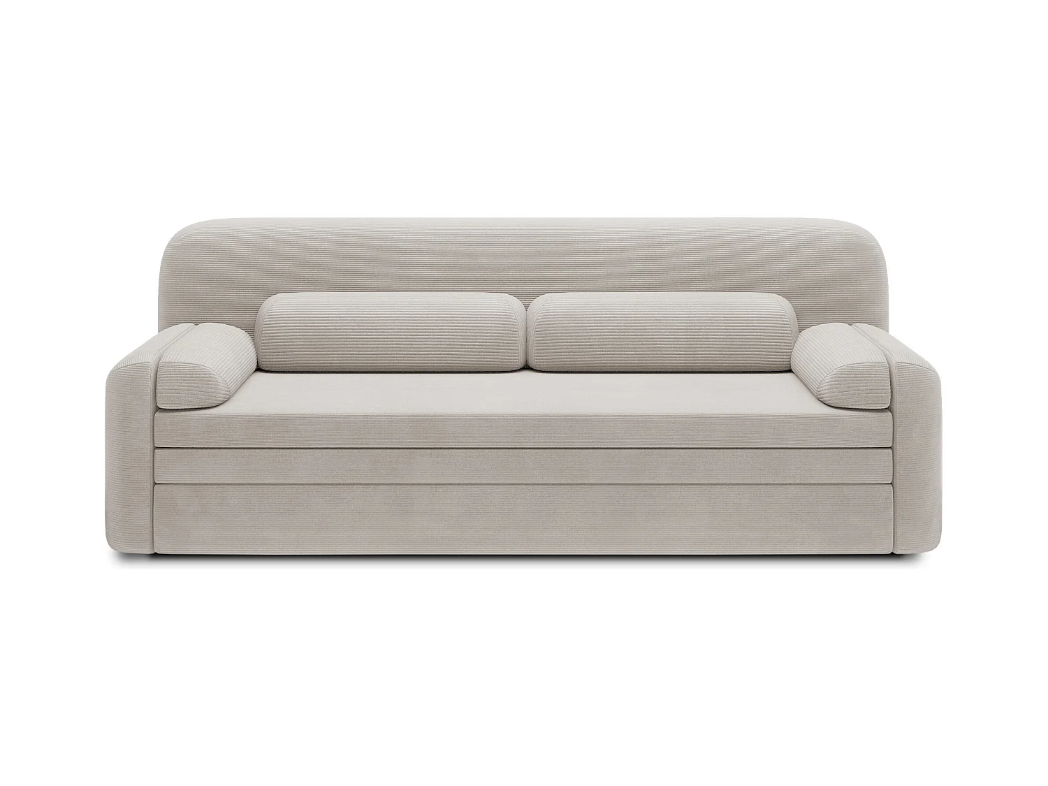 Canapé convertible BELOZE – Design moderne & fonctionnalité premium-Beige clair