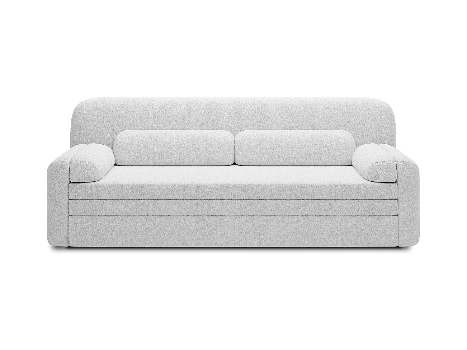 Canapé convertible BELOZE – Design moderne & fonctionnalité premium-Blanc