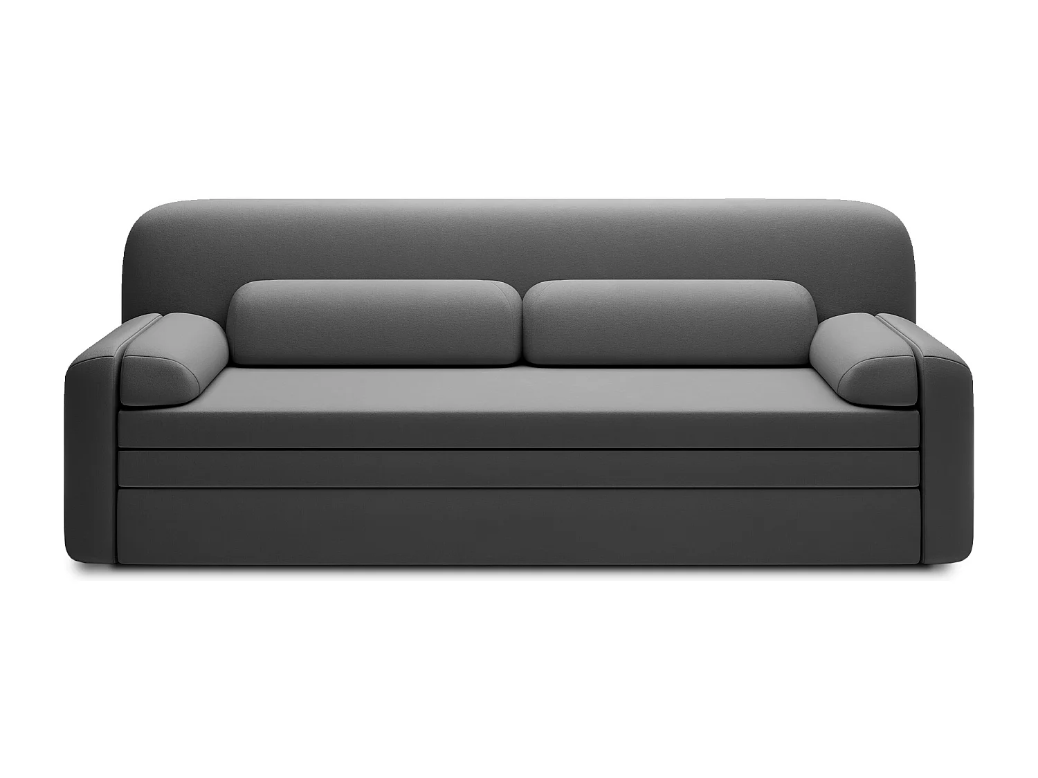 Canapé convertible BELOZE – Design moderne & fonctionnalité premium-Gris foncé