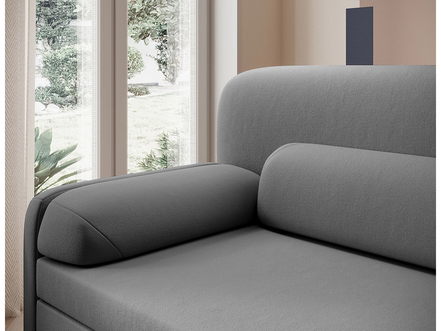 BELOZE slaapbank – Modern design & premium functionaliteit-Kleur Donkergrijs