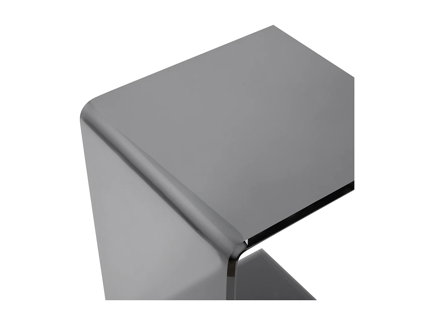 Bijzettafel LOURDES Veiligheidsglas Zwart