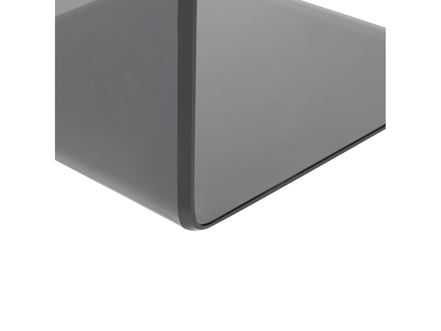 Bijzettafel LOURDES Veiligheidsglas Zwart