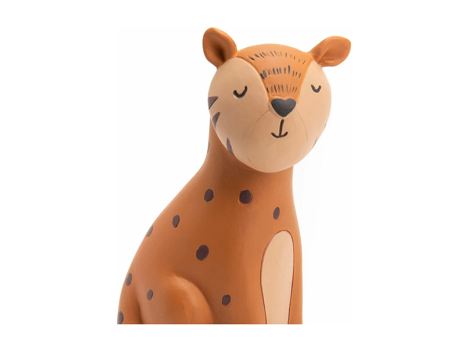 Hucha leopardo marrón Sabor 15x7x9 cm