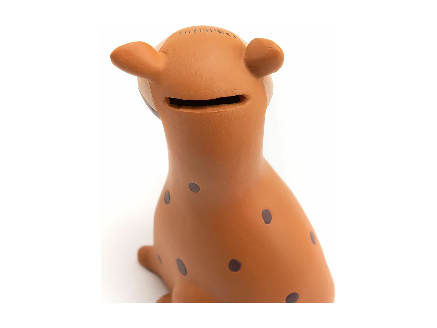 Coffre à monnaie léopard marron Sabor 15x7x9 cm