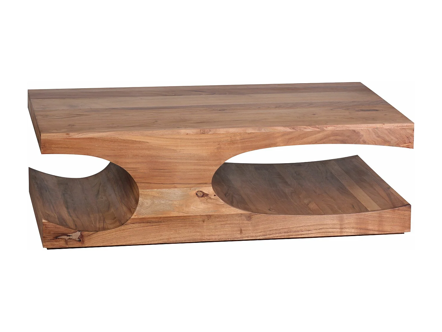 Tavolino Boha in acacia 118 cm