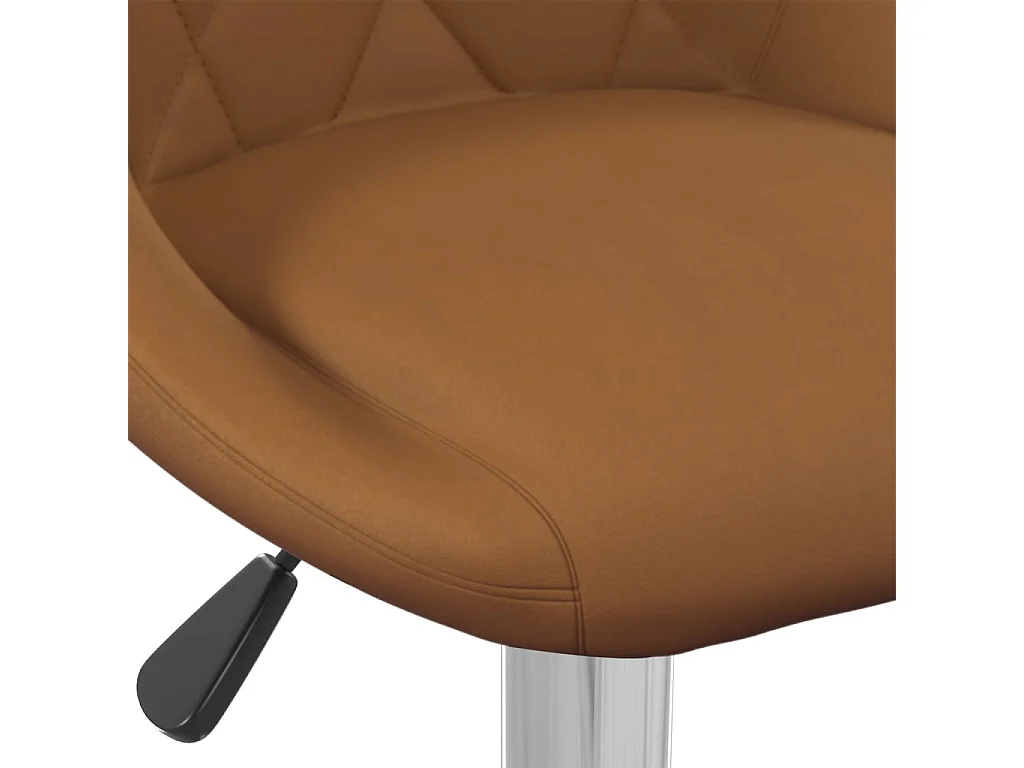 Tabouret de bar Marron Velours