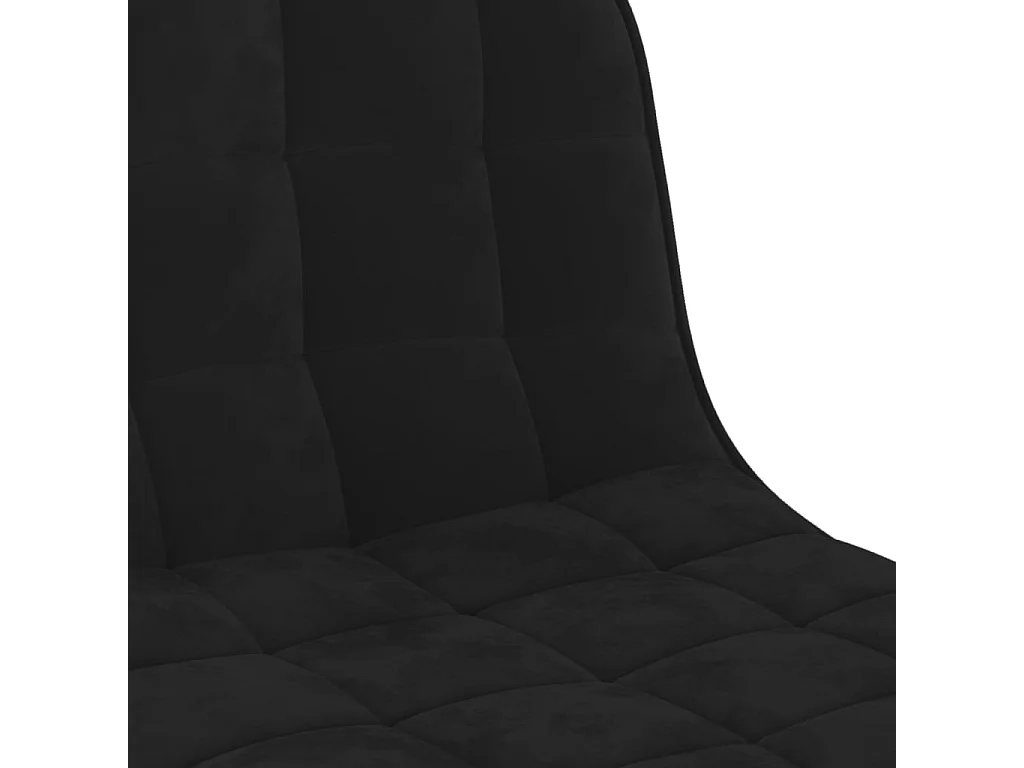 Barhocker Schwarz Samt