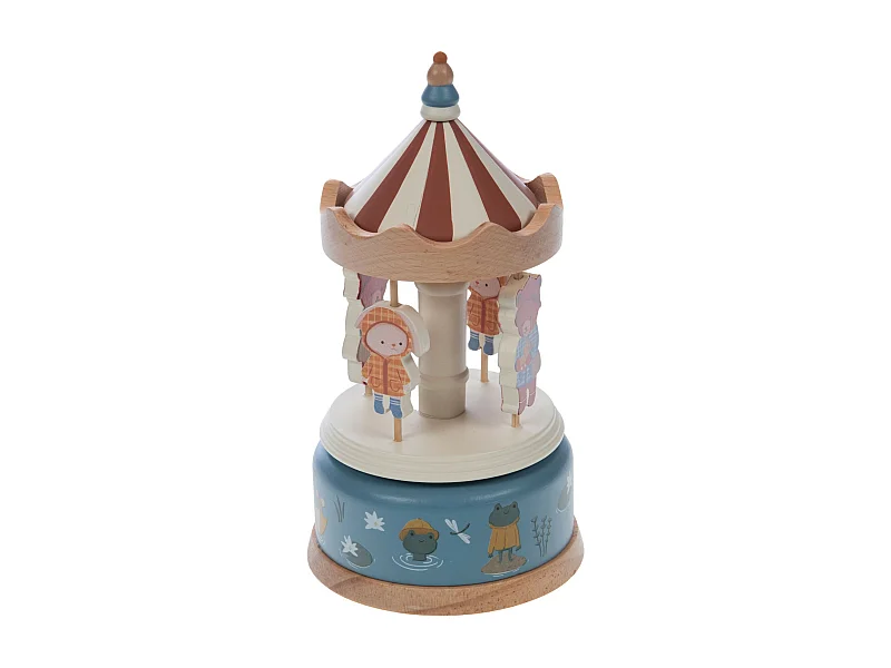 Carrusel ositos azul Gaston 21x11x11 cm