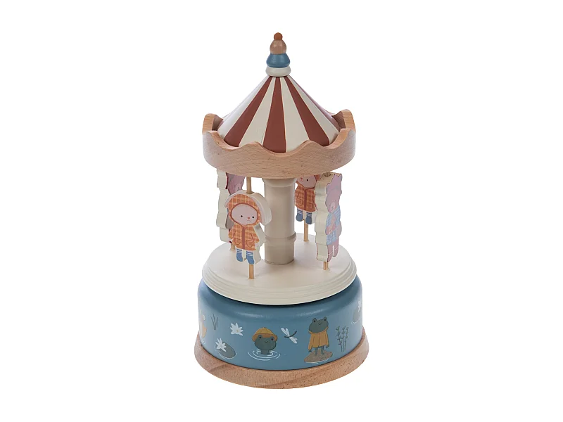 Carrousel des oursons bleus Gaston 21x11x11 cm