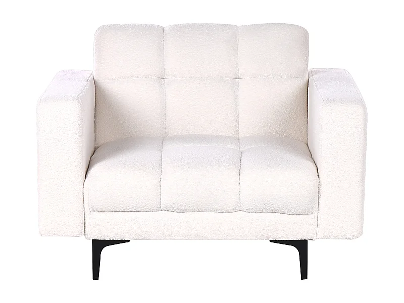 Fotel ALNES Boucle Biały