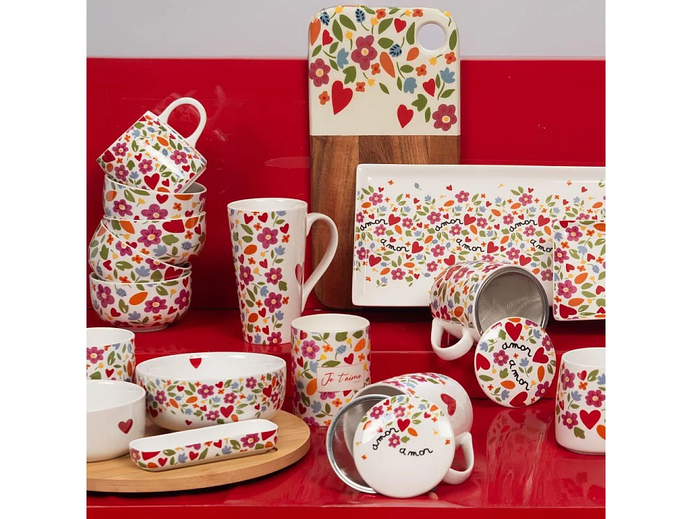 Plateau tournant apéritif 4 bols Amor