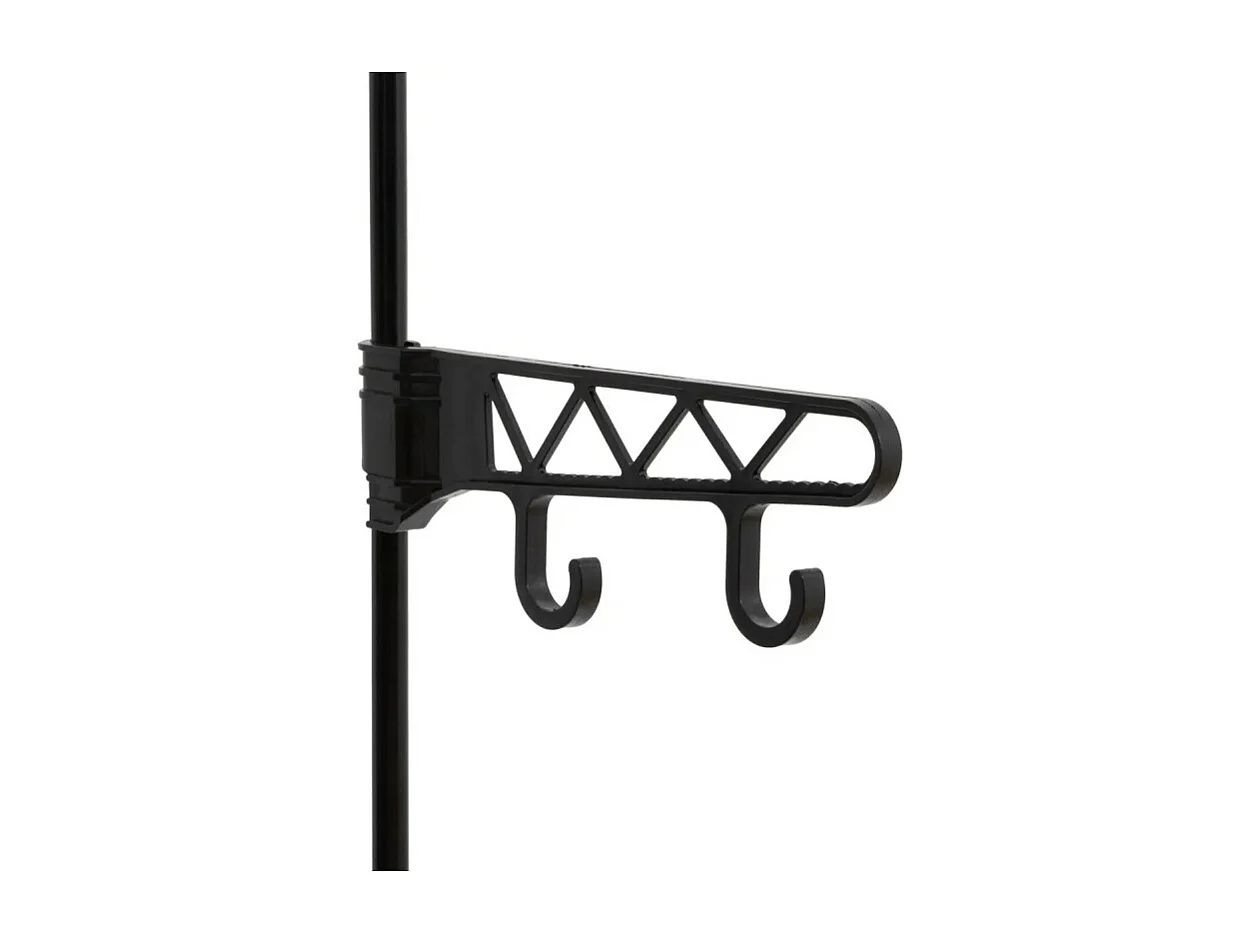 Portant à Vêtements Avec 6 Étagères "Intissa" 160cm Noir