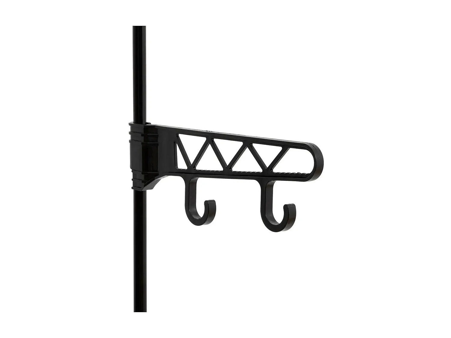 Portant à Vêtements Avec 6 Étagères "Intissa" 160cm Noir