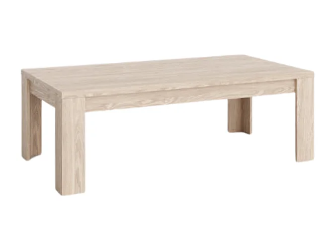 Table basse 126 x 42 cm naturel clair Genève