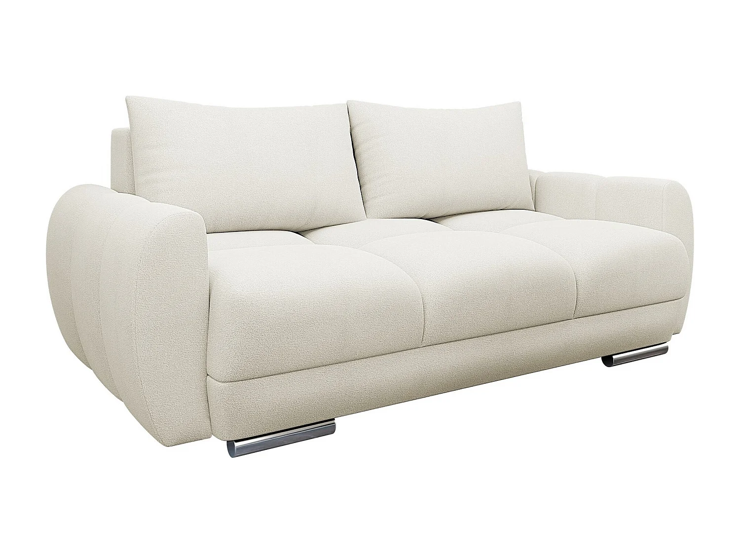 Sofá Camden 102, Funcionalidade de dormir, Cama com arrumação, Tecido