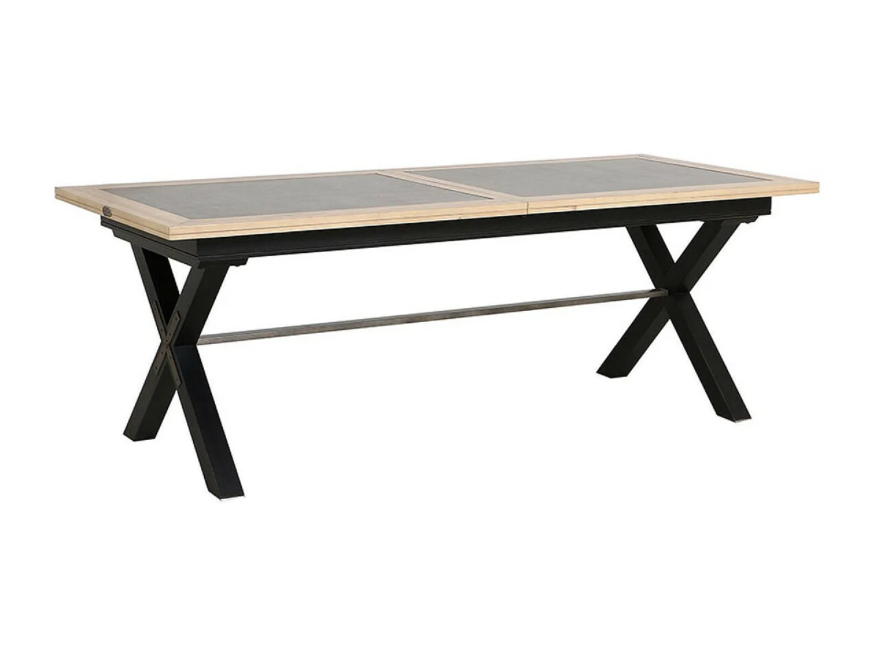 Table repas à allonges Bois Noir - Magellan Interior's