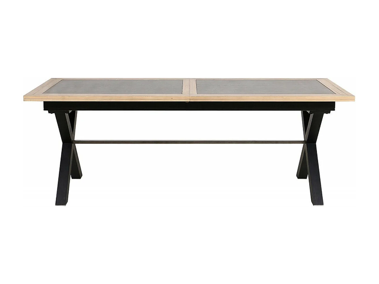 Table repas à allonges Bois Noir - Magellan Interior's