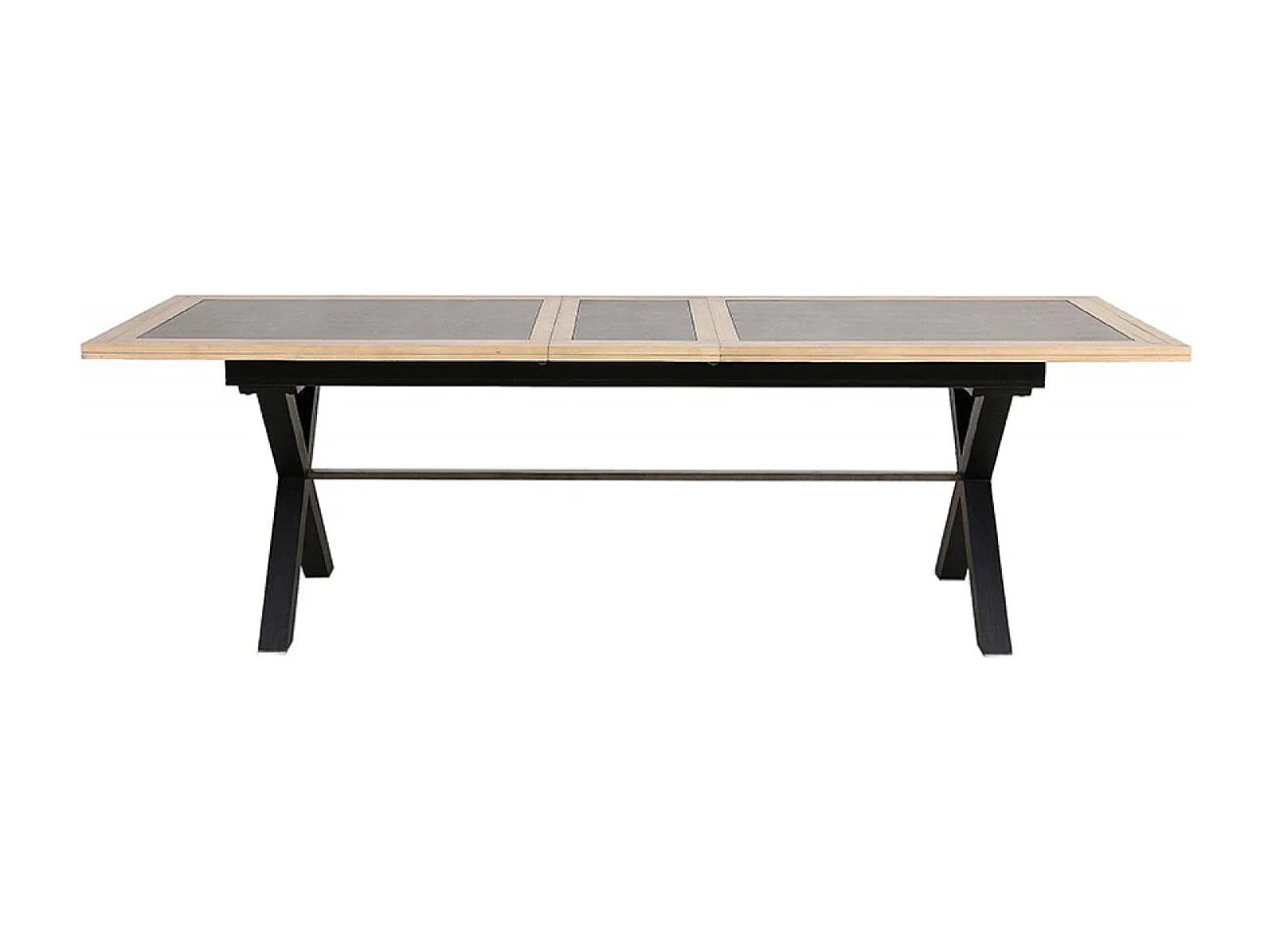 Table repas à allonges Bois Noir - Magellan Interior's