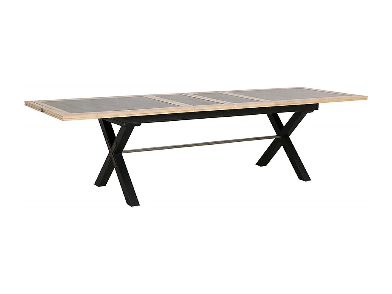 Table repas à allonges Bois Noir - Magellan Interior's