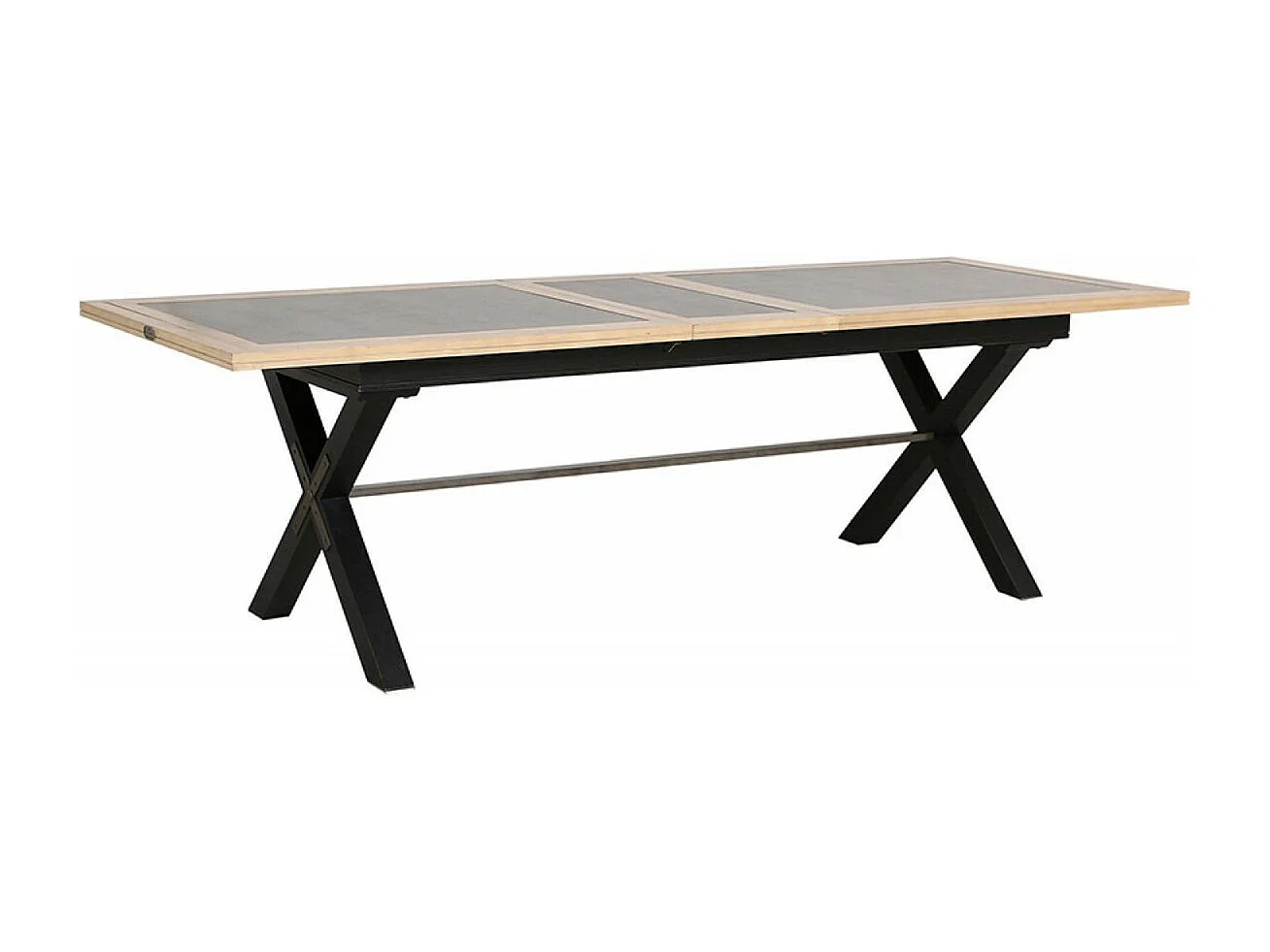 Table repas à allonges Bois Noir - Magellan Interior's