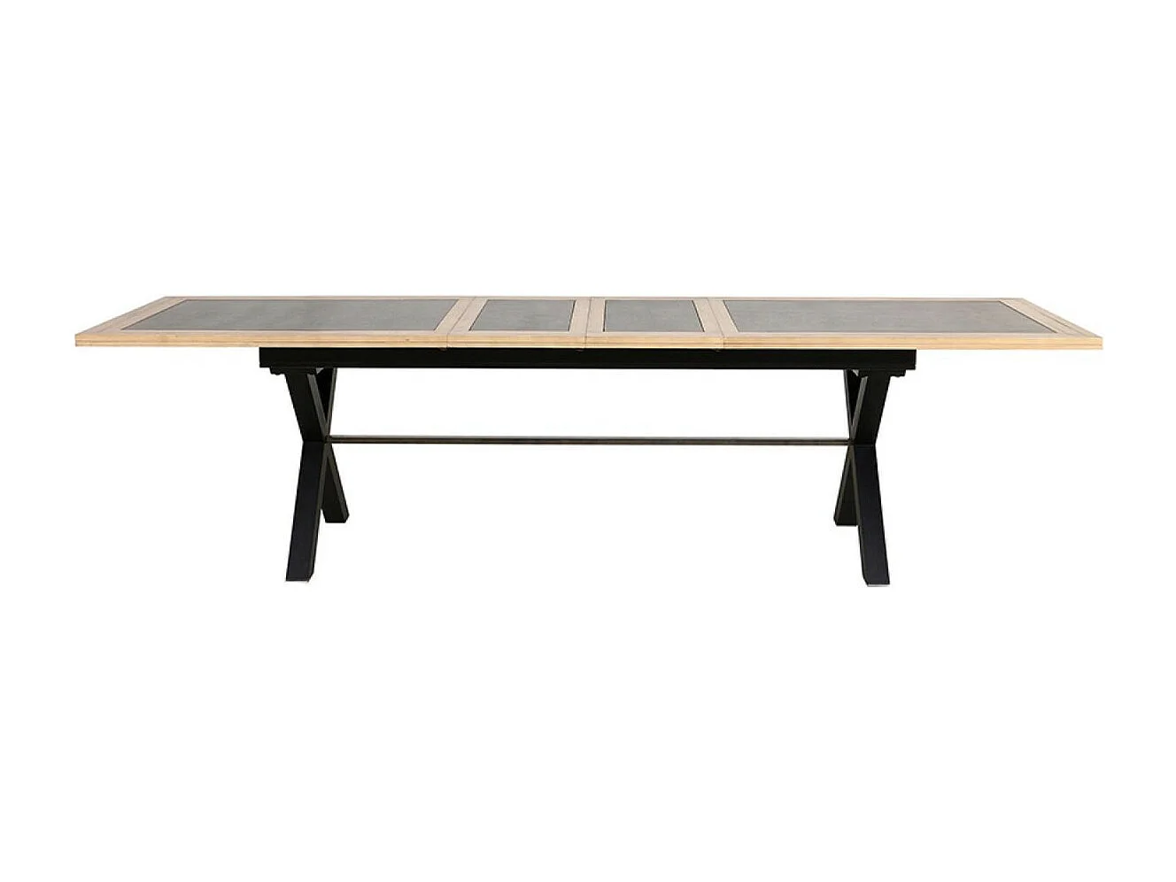 Table repas à allonges Bois Noir - Magellan Interior's