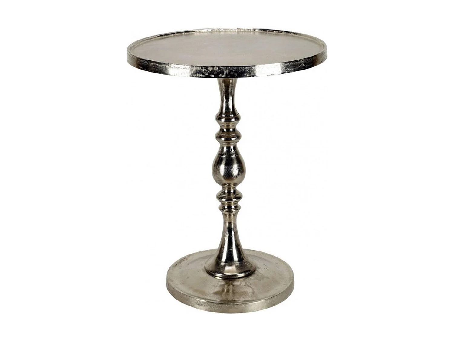 Guéridon Fer Argent - Factory Interior's