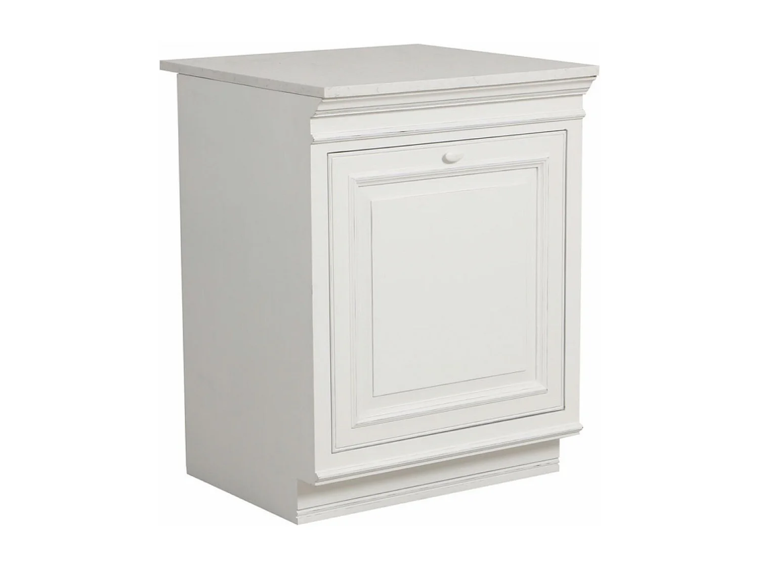 Plan de travail meuble bas lave-vaisselle Pierre Blanc - Harmonie Interior's