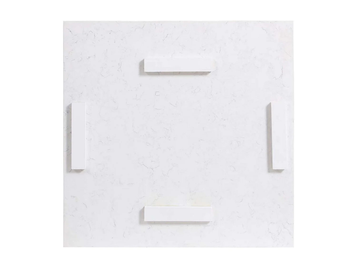 Plan de travail meuble bas lave-vaisselle Pierre Blanc - Harmonie Interior's