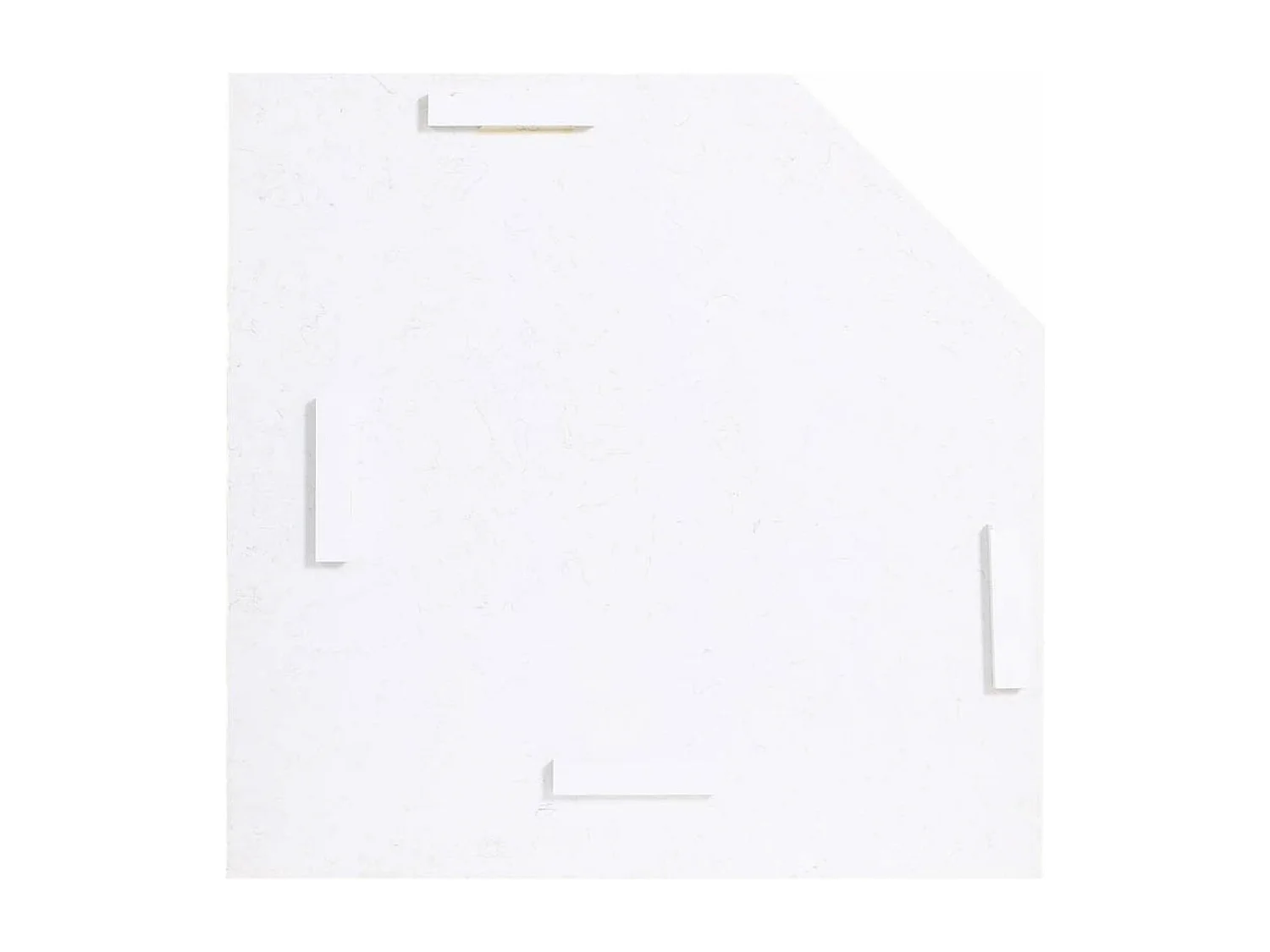 Plan de travail meuble bas d'angle Pierre Blanc - Harmonie Interior's