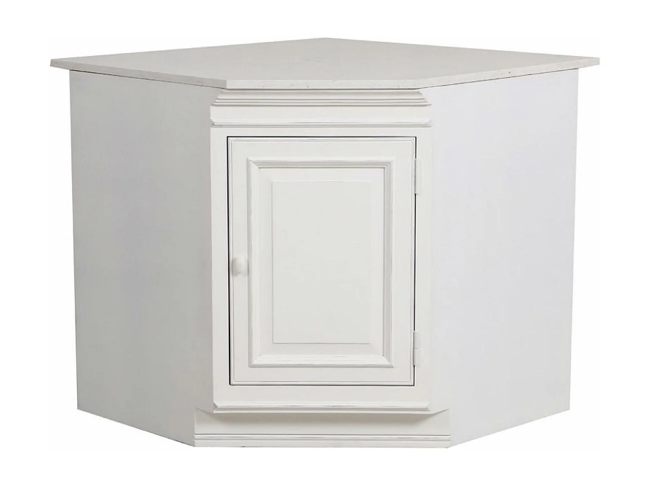 Plan de travail meuble bas d'angle Pierre Blanc - Harmonie Interior's