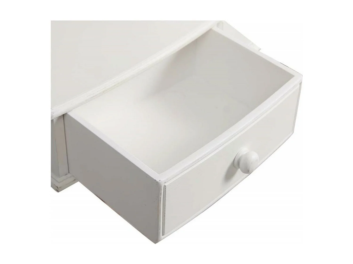 Dessus de coiffeuse 3 miroirs MDF Blanc - Romance Interior's