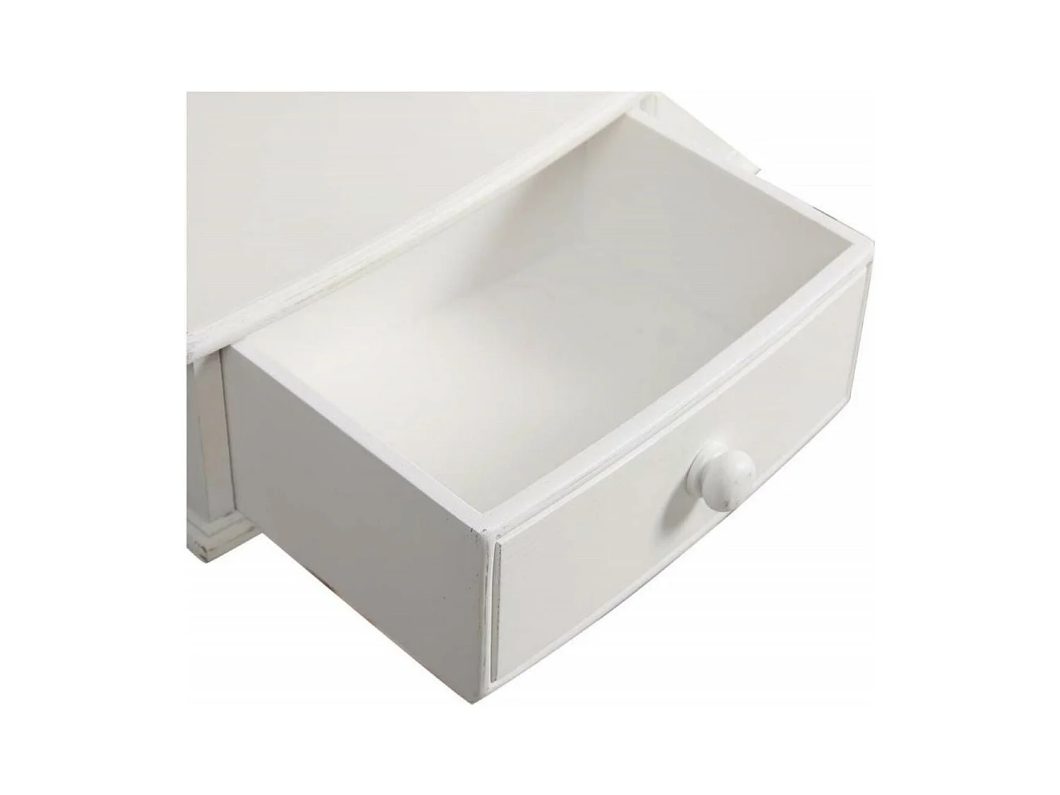 Dessus de coiffeuse 3 miroirs MDF Blanc - Romance Interior's