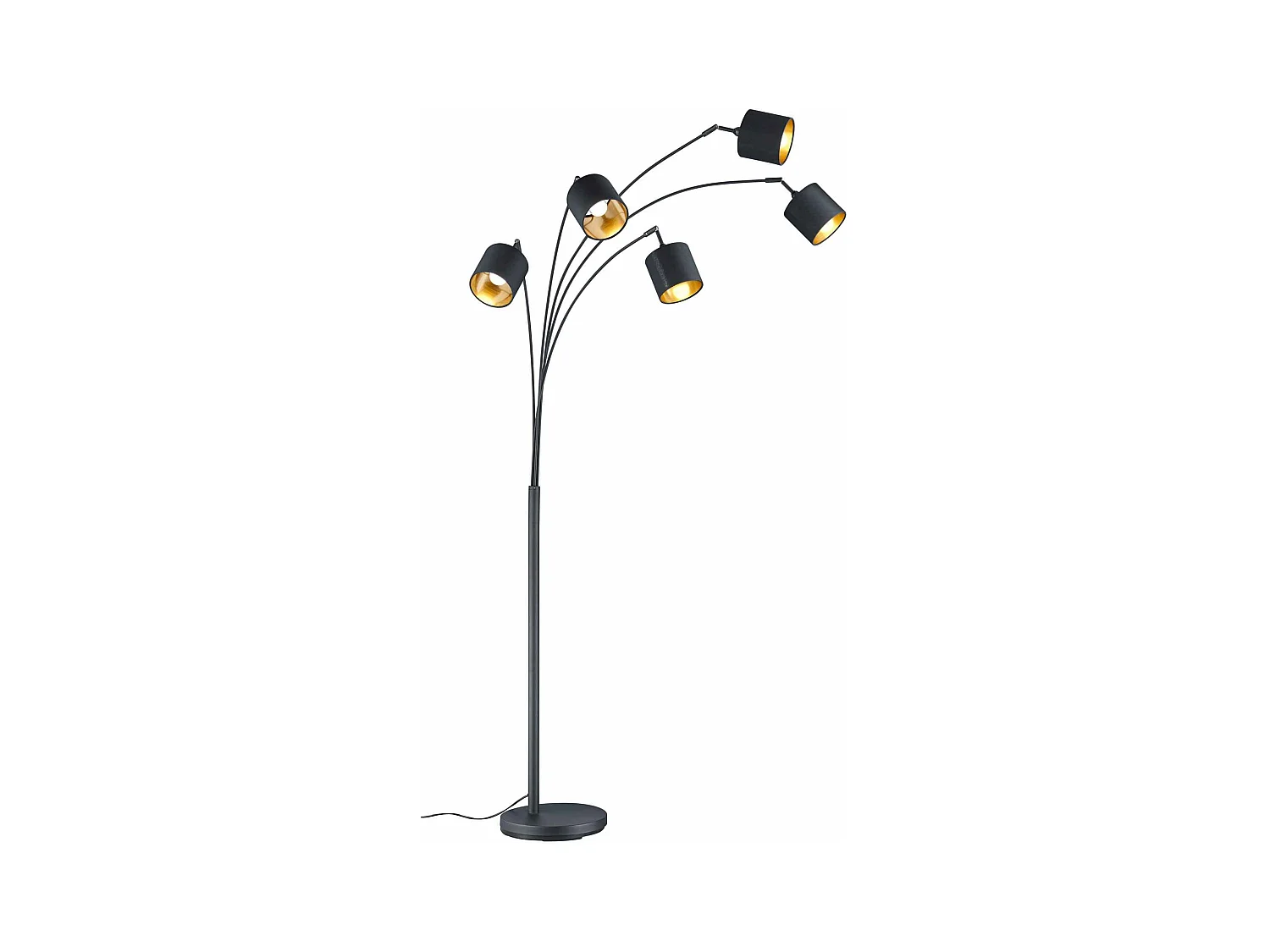 Lampadaire arc 5 lampes Tommy