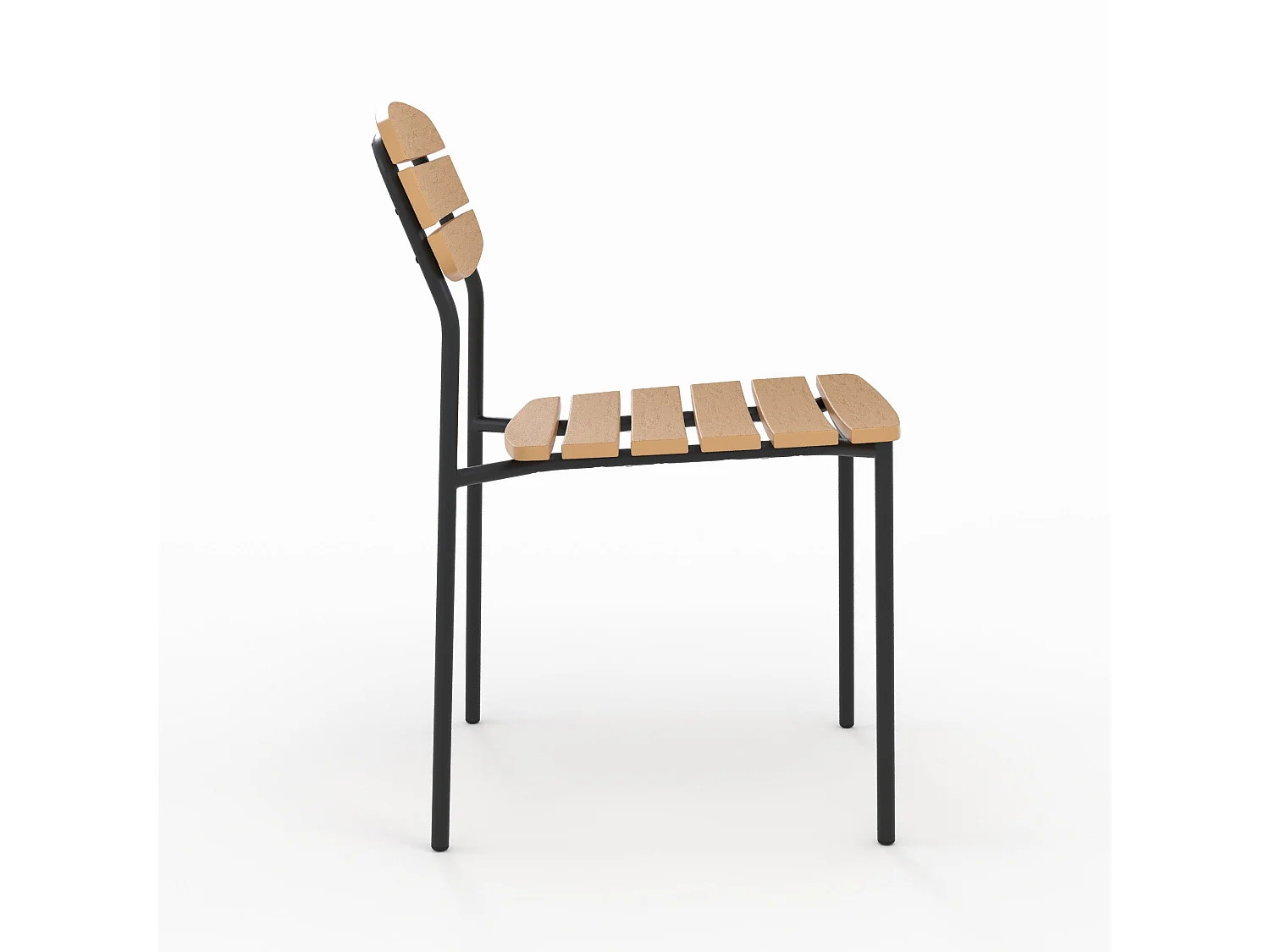 Set di 2 sedie da giardino Taya in legno per un design moderno e pratico
