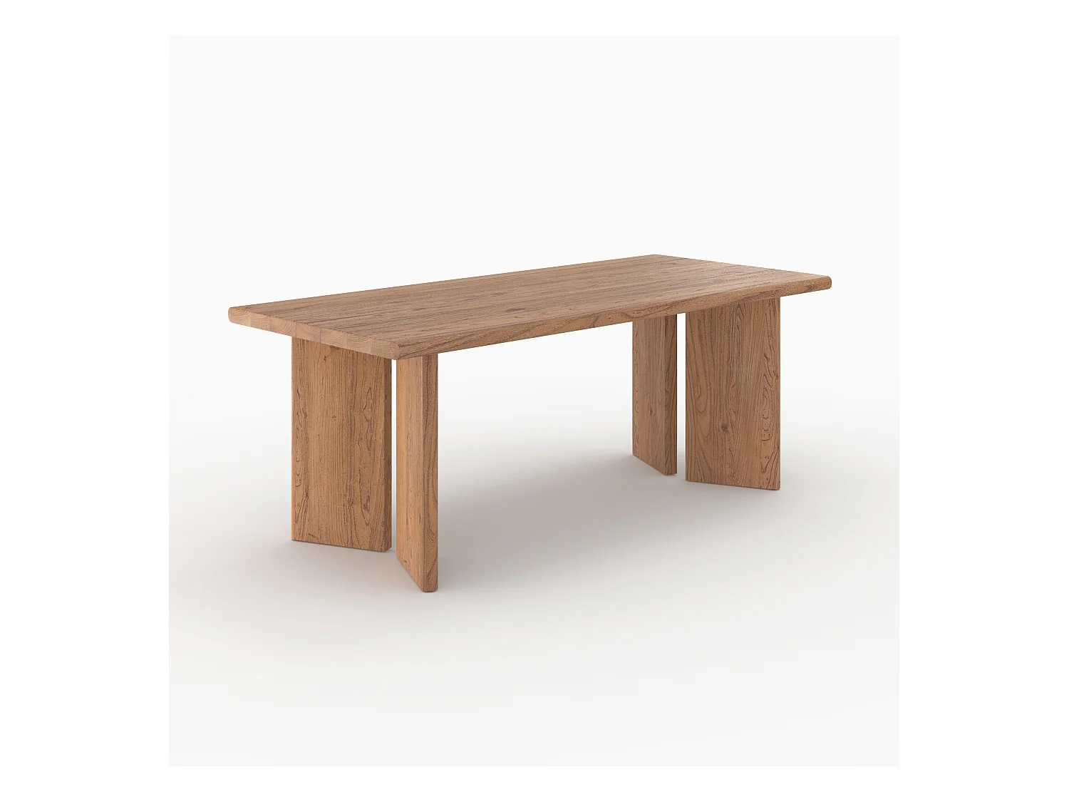Mesa rectangular de madera de olmo - Albane