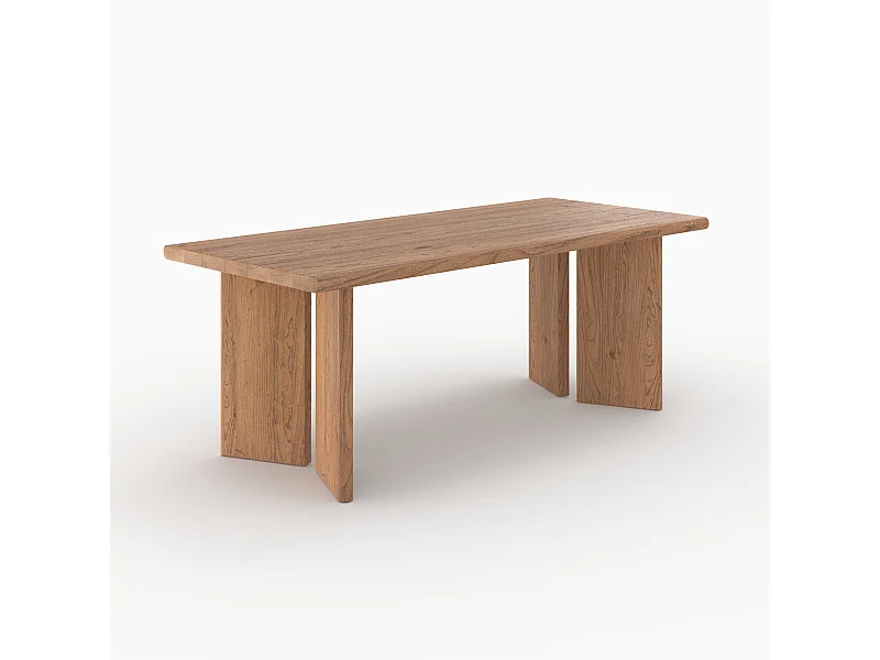 Mesa rectangular de madera de olmo - Albane