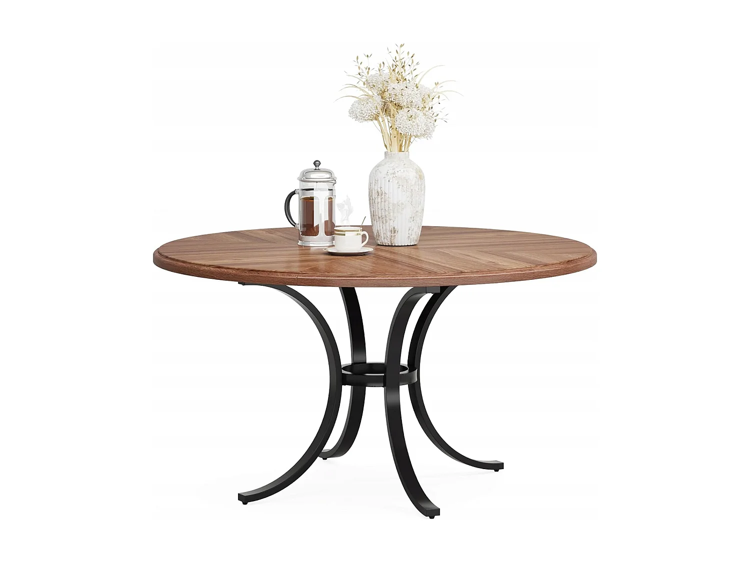 Tavolo da pranzo rotondo per 4-6 persone 120 cm Tavolo da