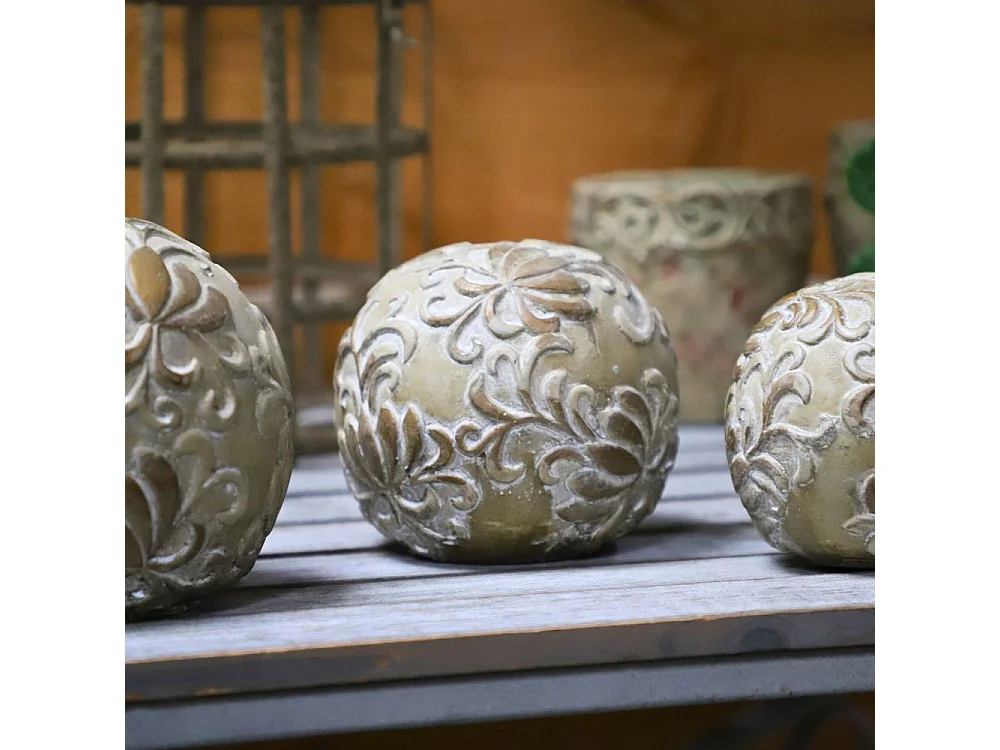 Boule décorative motifs "Arabesques" Ø.15 cm