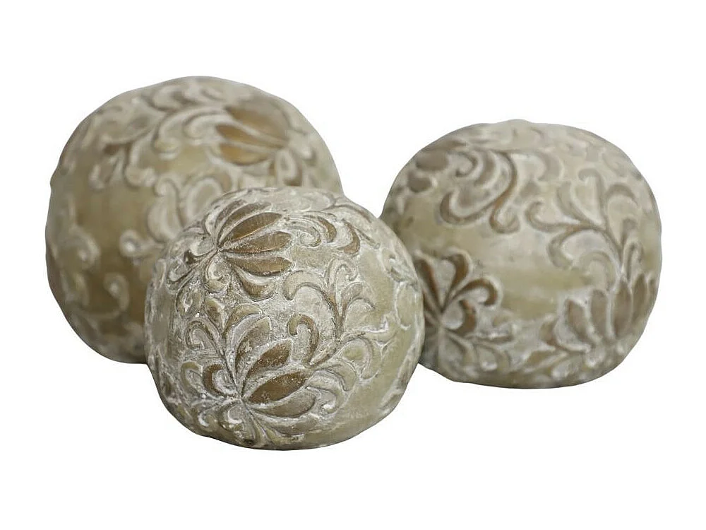 Boule décorative motifs "Arabesques" Ø13.5 cm