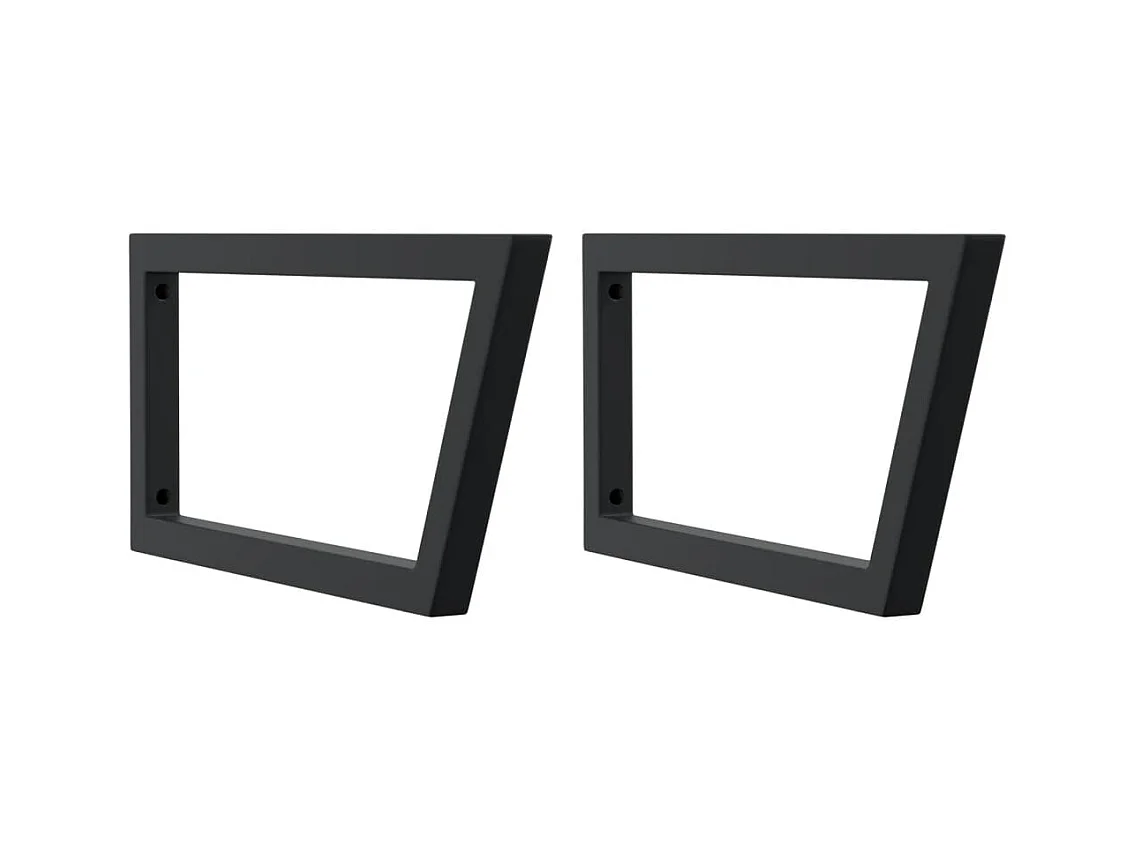 Étagère de vasque murale acier et bois de chêne massif