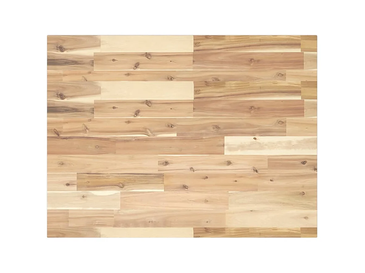 Badkamer wandschap staal en massief acaciahout