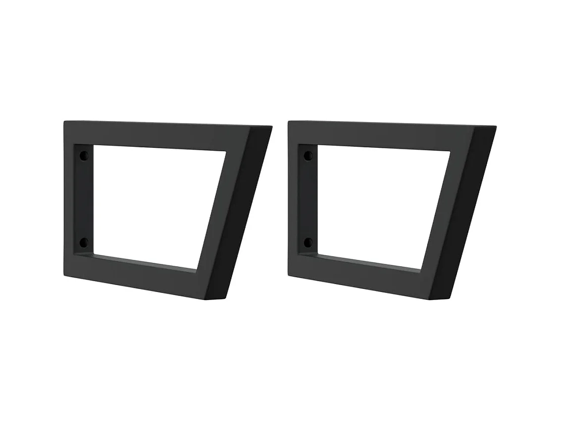 Étagère de vasque murale acier et bois massif d'acacia