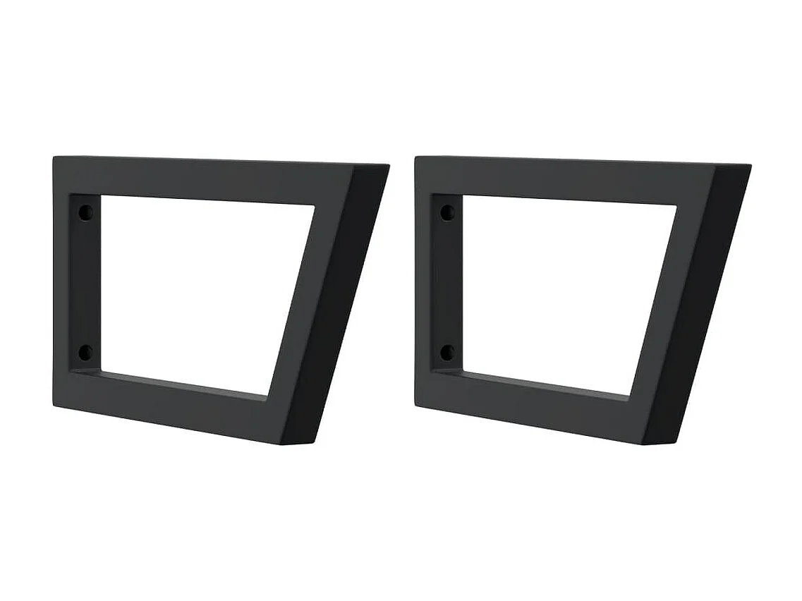 Waschbeckenregal Wandmontage Stahl und Akazienholz