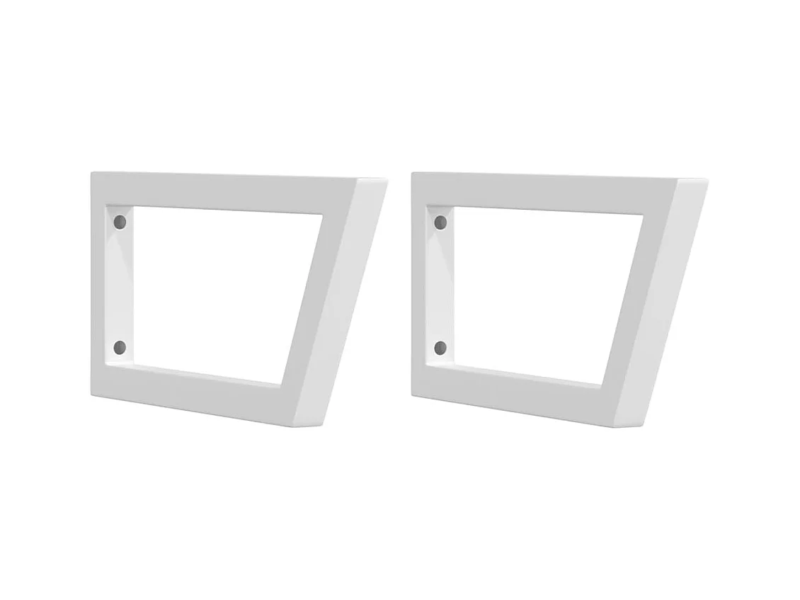 Étagère de vasque murale acier et bois massif d'acacia