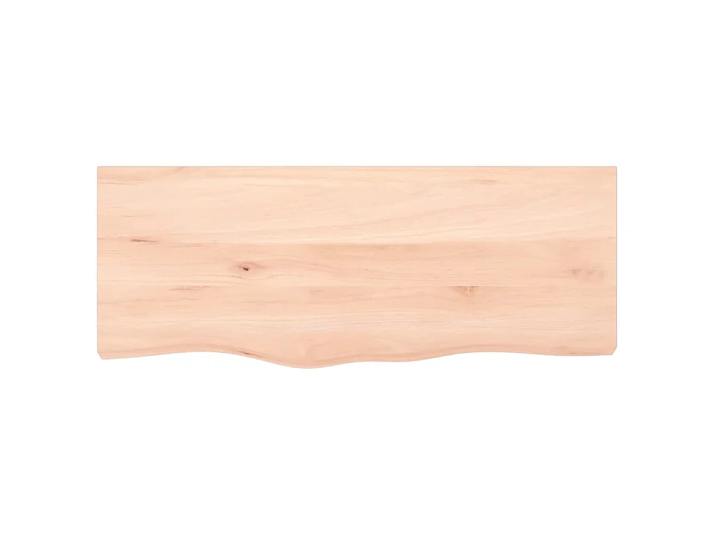 Estante de lavabo de pared de acero y madera maciza de roble