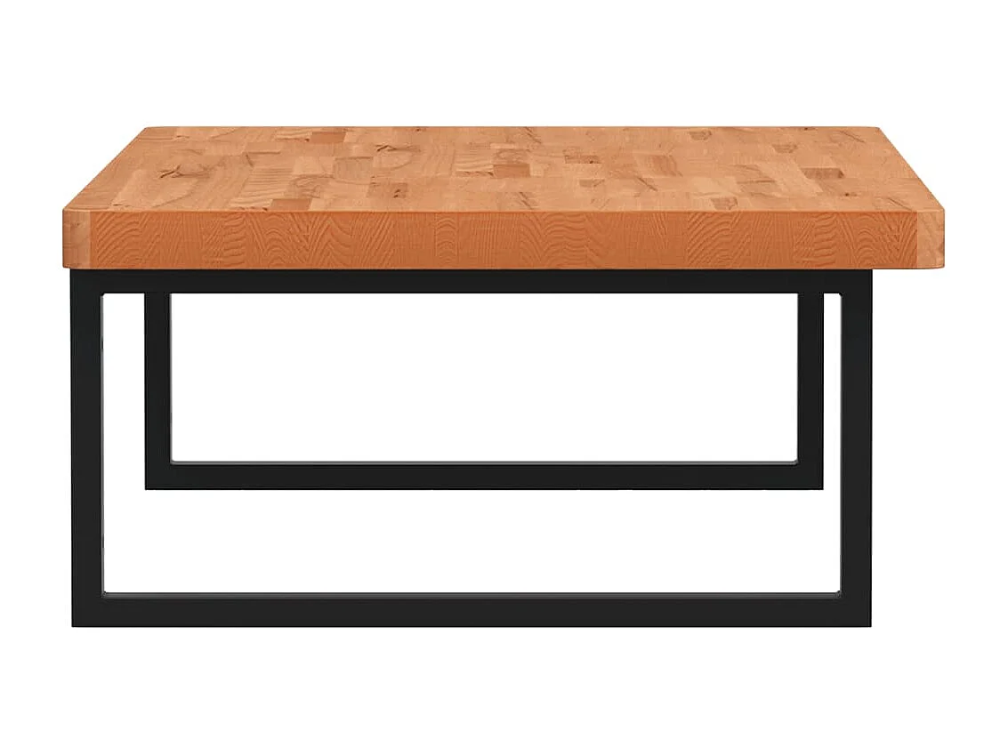 Badkamer wandschap staal en massief beukenhout